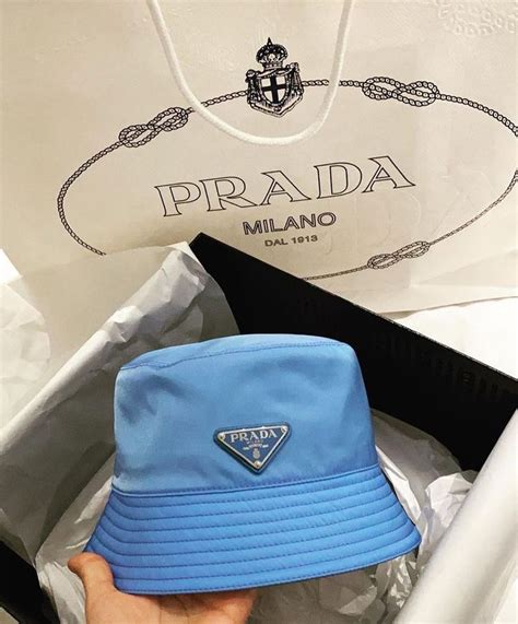 baby blue prada hat|Prada Bucket Hats & Hats for Women .